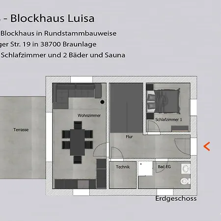 Prázdninový dům Haus 8 Auszeit Im Harz - Haus 8 Blockhaus Oben *